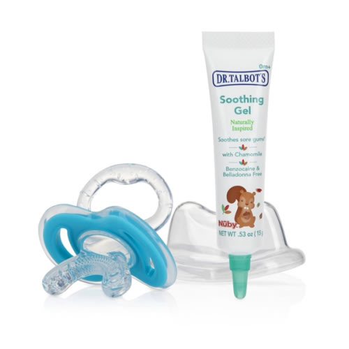 Dr. Talbot's Soothing Gel for Sore Gums with Silicone Gum-EEZ Teether - 2-Piece Set