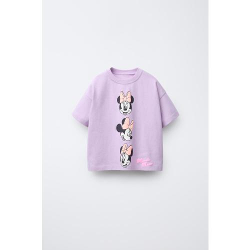 © DISNEY EMBOSSED PRINT T-SHIRT - Pink | ZARA United States