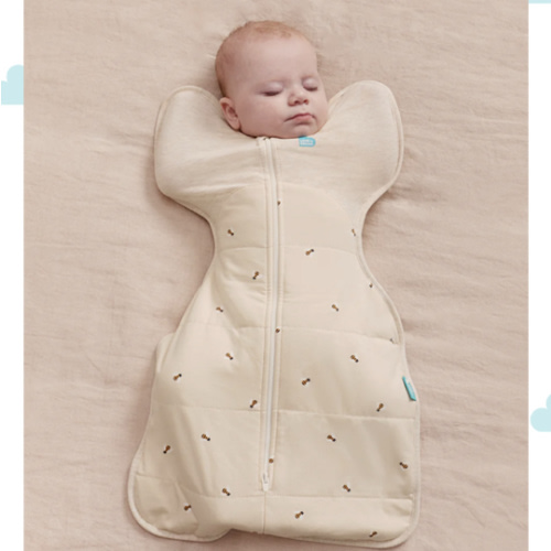 Swaddle Up™ 2.5 TOG Cotton Oatmeal Bees