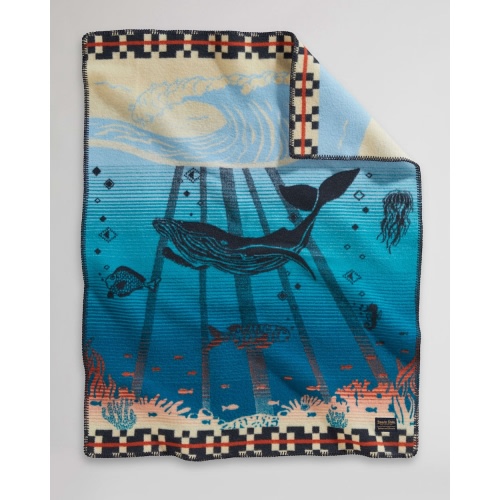 TIDE SCHOOL CRIB BLANKET