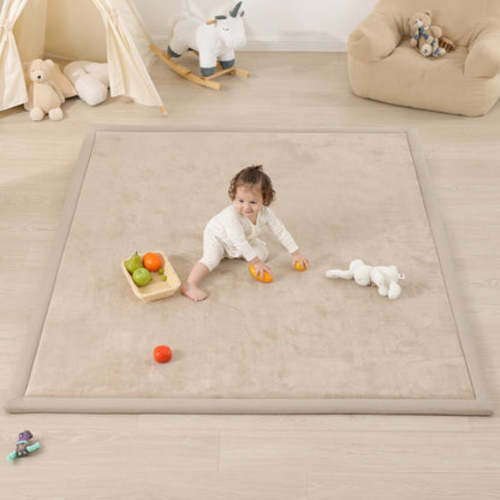 Memory Foam Baby Play Mat 1.3" Thick – Non-Slip, Splash Resistant