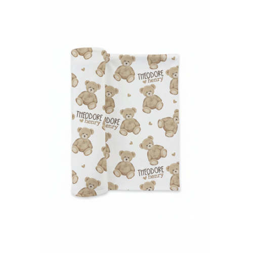 Beary Sweet Personalized Swaddle Blanket