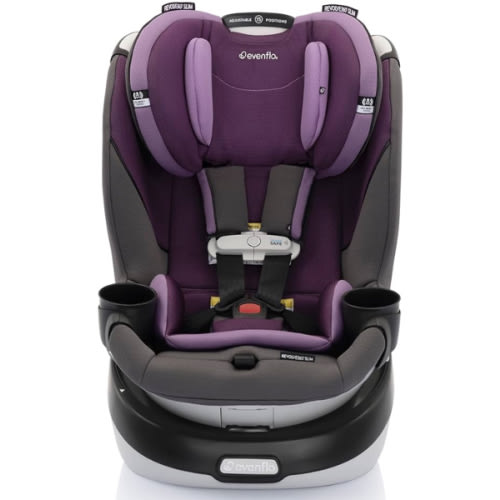 Amazon.com : Evenflo Gold Revolve360 Slim 2-in-1 Rotational Car Seat with SensorSafe (Amethyst Purple) : Baby