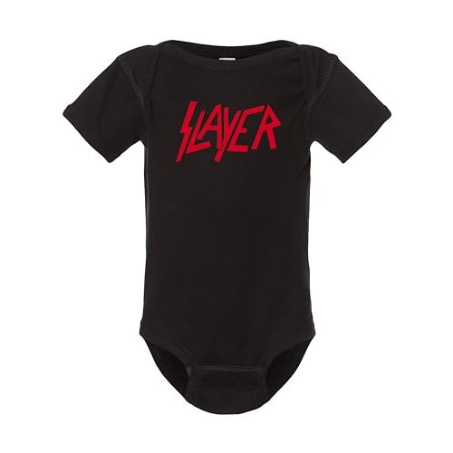 Mari Kyrios Slayer Thrash Speed Metal Rock & Roll Black One Piece Bodysuit Baby Clothes