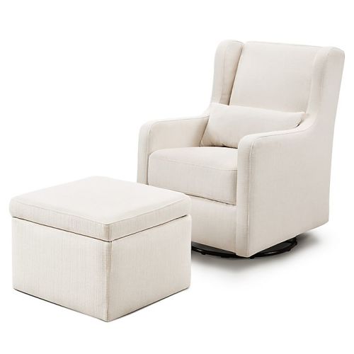 carter's® by DaVinci® Adrian Swivel Glider with Ottoman in Performance Fabric