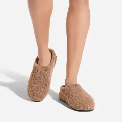 Bombas Women's Sunday Slipper - Dark Camel Size 9
