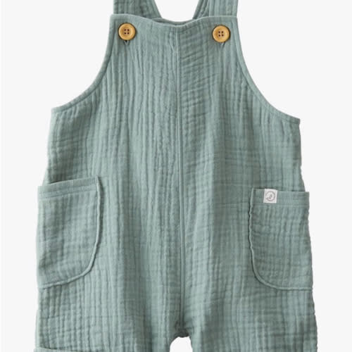 Amazon.com: little planet by carter's unisex-baby Organic Cotton Gauze Shortall, Seal Blue, 5T: Clothing, Shoes & Jewelry