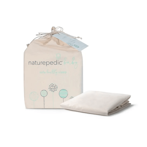 Naturepedic Organic Waterproof Crib Fitted Baby Pad for Mattress