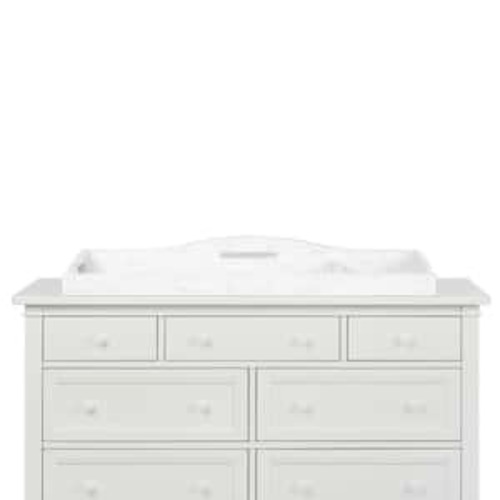 Weathered White Wood Fully Assembled Changing Tray