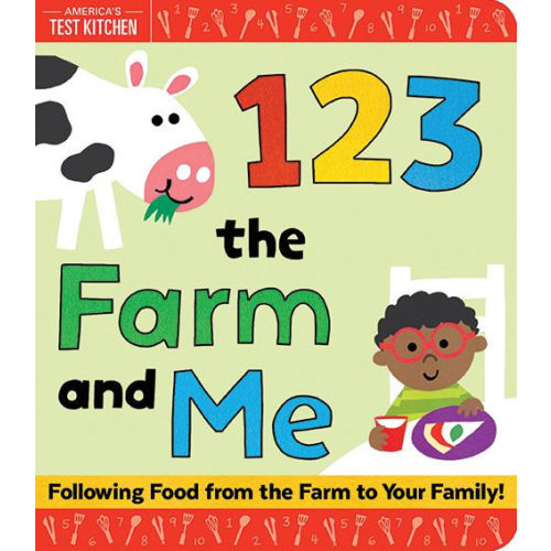 1 2 3 the Farm and Me by America's Test Kitchen Kids, Maddie Frost, Board Book | Barnes & Noble®