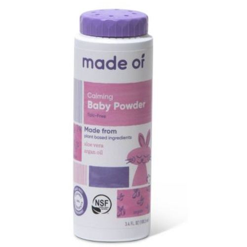 Made Of Organic Baby Powder Talc Free - 3.4oz