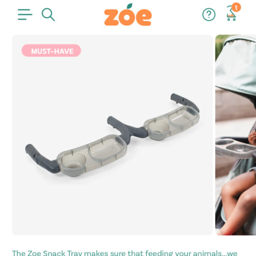 Double Snack Tray