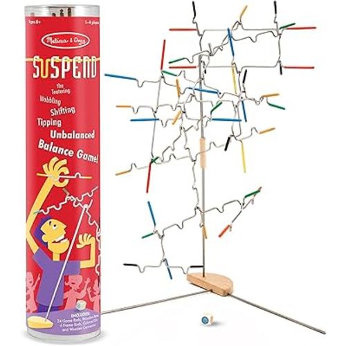Melissa & Doug Suspend Family Game (31 pcs) - Wire Balance Game, Family Game Night Activities, For Kids Ages 8+