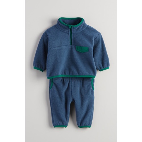 Cozy Fleece Sweater & Pants Set, 18M