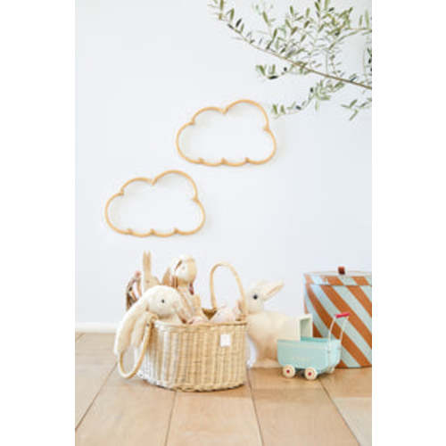 Baby Diaper Caddy Organizer "SAVANNAH" Handmade & Natural by BEBE BASK® – BEBE BASK