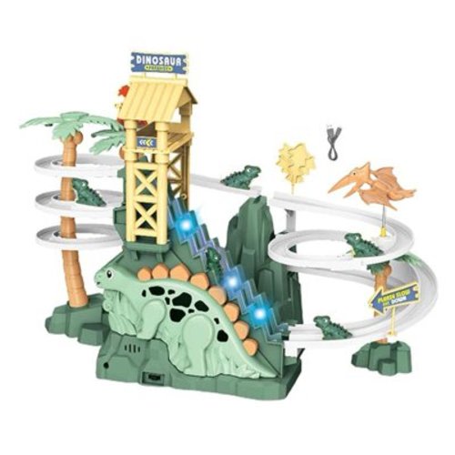Dinosaur Climbing Slide Toy,Electric Dinosaur Stair Toy Climbing OFF-- R0P2