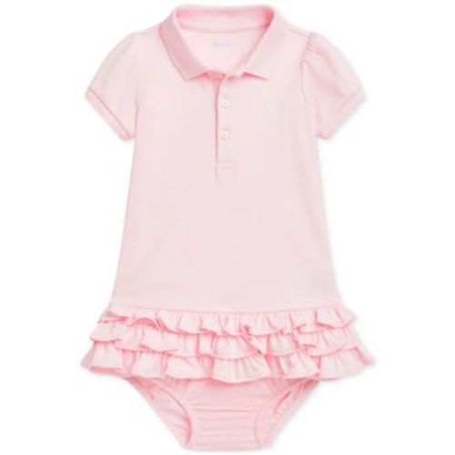 Baby Cotton Ruffled Polo Dress