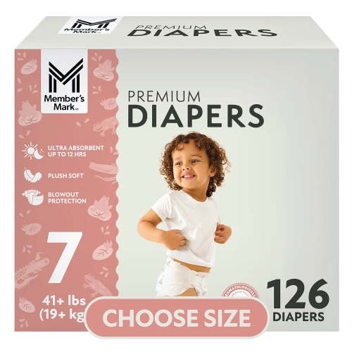 Member's Mark Premium Baby Diapers, Size 7