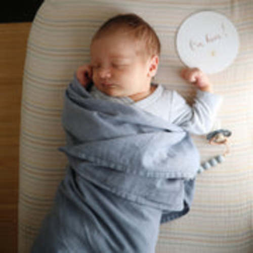 Organic Cotton Mushie Baby Muslin Swaddle Blanket