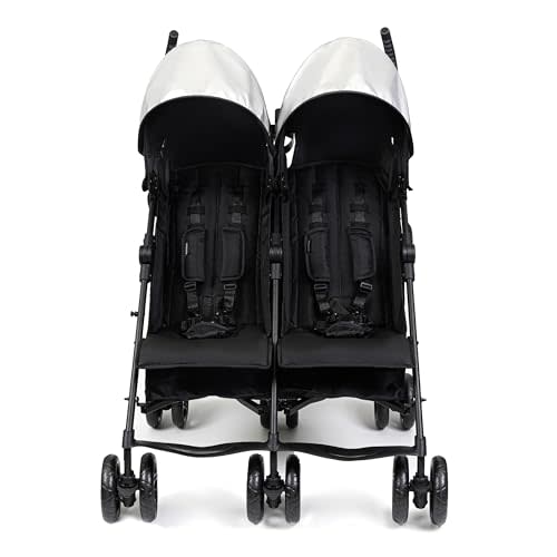 Summer Infant 3Dlite Side by Side Double Stroller - Black