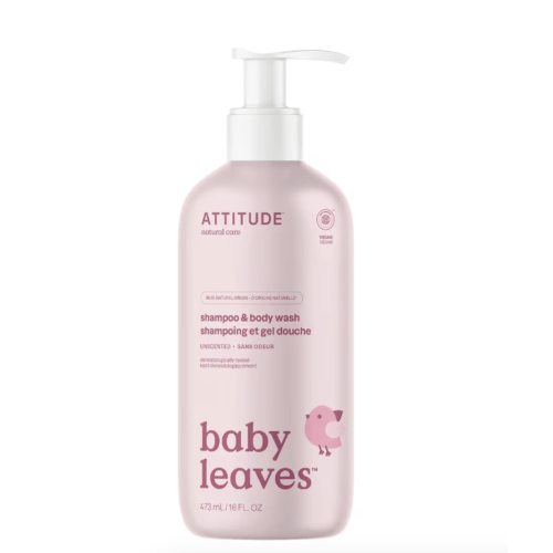 Baby Leaves™ Shampoo & Body Wash - Fragrance-Free - 16 fl. oz (473 ml)
