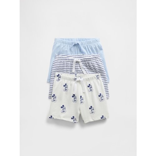Gap × Disney Baby Organic Cotton Pull-On Shorts (3-Pack)