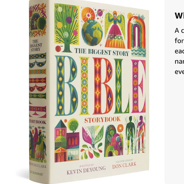 The Biggest Story Bible Storybook (Hardcover): Bible Stories for Kids Ages 6–12