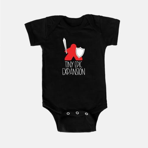 Expansion Pack Bodysuit~Red Meeple Shirt for Board Game Baby~Tiny Epic Expansion Body Suit for Board Game Geek Family~Baby Announcement Idea
