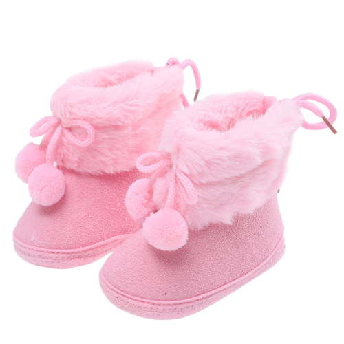 Baby Boys Girls Slippers Soft Lining -on House Shoes Crib Shoes Winter Snow Shoes for Birthday Gifts 0-6 Months