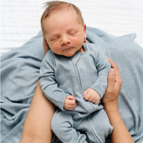 Miller Plush Knit Zipper Footies