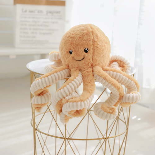 Cute Big Octopus Pillows,Interior Decoration Octopus Cushion,Soft Marine Animal Decorations (Blue, 7inch)