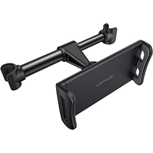 Lamicall Car Headrest Mount, Tablet Headrest Holder - Stand Cradle Compatible with iPad Pro Air Mini, Galaxy Tabs, Other 4.7-10.5" Cellphones and Tablets - Black