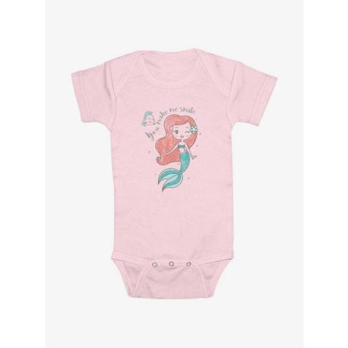 Disney The Little Mermaid Ariel You Make Me Smile Infant Bodysuit