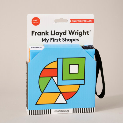 Frank Lloyd Wright My First Shapes Crinkle Fabric Stroller Book - Philadelphia Museum Of Art Store