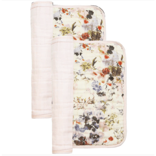 Cloud Muslin™ Burp Cloth 2 Pack - Nellie/Blush
