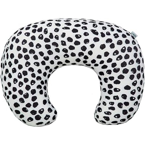 Nursing Pillow and Positioner, Breastfeeding, Bottle Feeding, Baby Sitting Support with Removable Ultra Soft Minky Cover, Tummy Time Support for Baby Boys and Girls