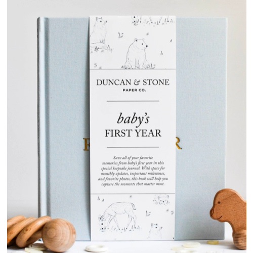 Baby’s First Year Journal – Milestone Memory Book by Duncan & Stone – SwagglyLife Home & Fashion