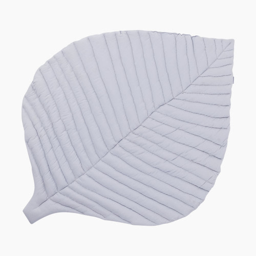 Toddlekind Organic Cotton Quilted Leaf Play Mat - Stone