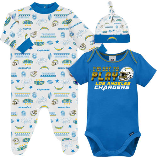 3-Piece Baby Boys Chargers Bodysuit, Sleep 'N Play & Cap Set – Gerber Childrenswear