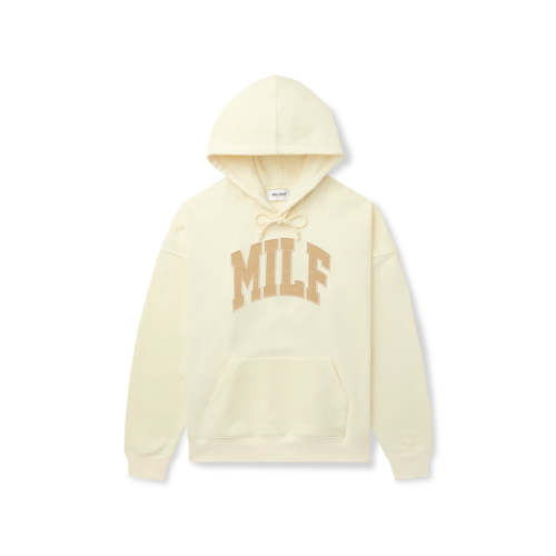 MILF Arc Logo Hoodie - Cream