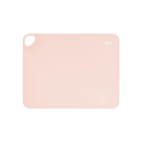 Olababy Fold N Go Silicone Placemat w Travel Case | Dishwasher Safe, BPA Free, Non-Slip, Waterproof | Mini Dining Mat for Infants, Babies, Toddlers and Kids (1, Coral)