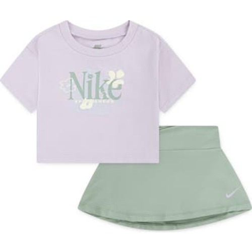 Wild Flower Dri-FIT Graphic T-Shirt & Skort Set, 18M