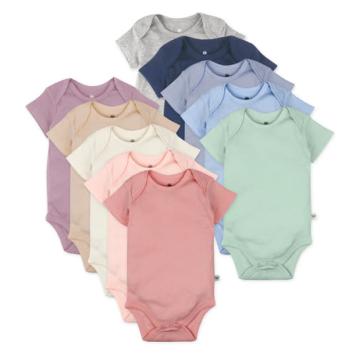 10-Pack Organic Cotton Short Sleeve Bodysuits | Honest Baby Clothing
