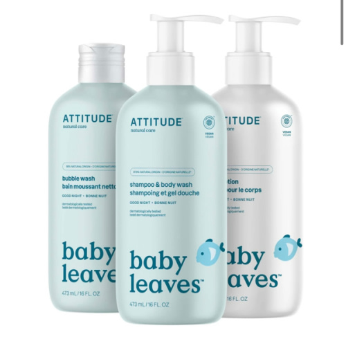 Set With No Toxic Baby Shampoo And Body Care | ATTITUDE