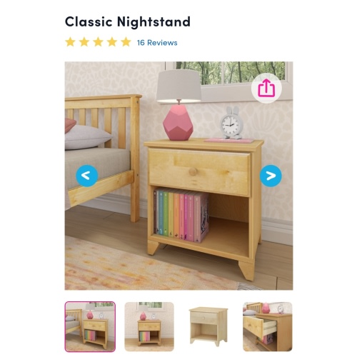 Classic Nightstand – Max and Lily