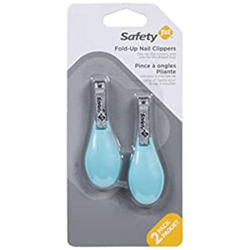 Amazon.com : Safety 1st Fold-Up Nail Clipper, 2-Count - Colors May Vary : Baby Nail Clippers : Baby