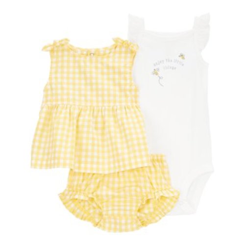 Carter's Child of Mine Baby Girl Outfit Set, 3-Piece, Sizes 0/3-24 Months