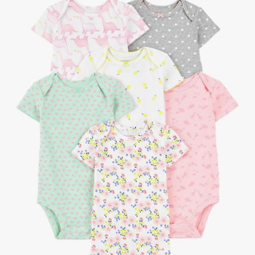 Simple Joys by Carter's Baby Girls' 6-Pack Sleeveless Bodysuit