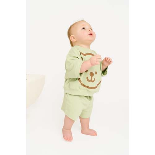 Honeydew Bear Shorts Set