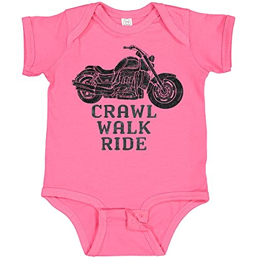 inktastic Crawl Walk Ride Motorcycle Baby Bodysuit